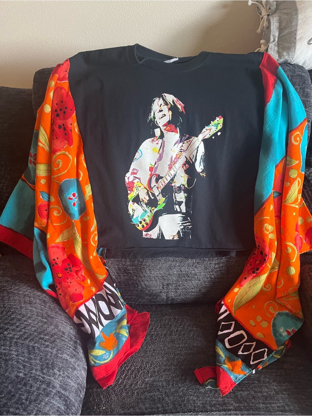 Todd Rundgren boho /hippie tee shirt M-L